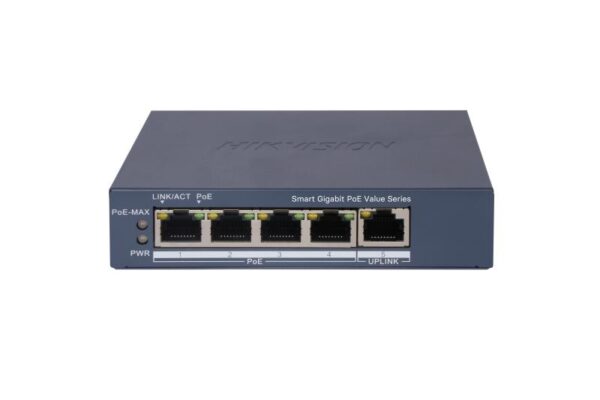 HK-DS-3E1505P-EI/M - SWITCH 4 PUERTOS POE 1 UPLINK - 12VDC/220V (3)